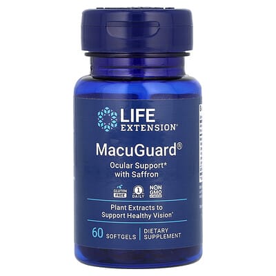 MacuGuard®, Ocular Support with Saffron, 60 Softgels