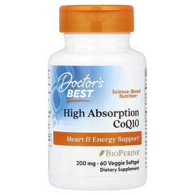 High Absorption CoQ10, 60 Veggie Softgel