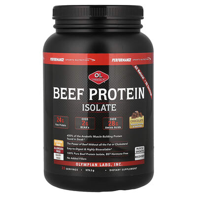 Beef Protein Isolate, Chocolate, 979.2 g