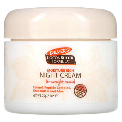 Cocoa Butter Formula® with Vitamin E, Moisture Rich Night Cream, 2.7 oz (75 g)
