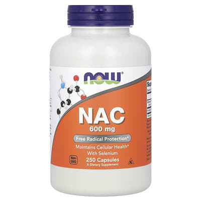 NAC, 600 mg, 250 Capsules