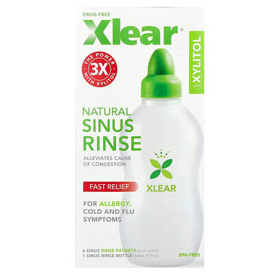 Natural Sinus Rinse with Xylitol, 1 Kit