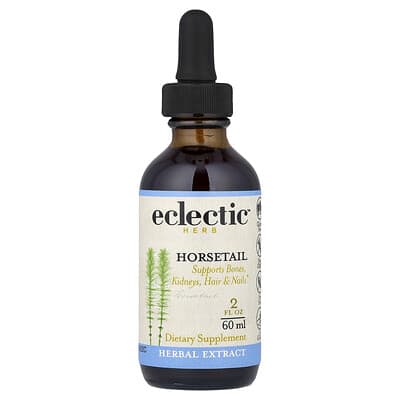 Экстракт хвоща для костей, почек, волос и ногтей, 2 fl oz (60 ml)