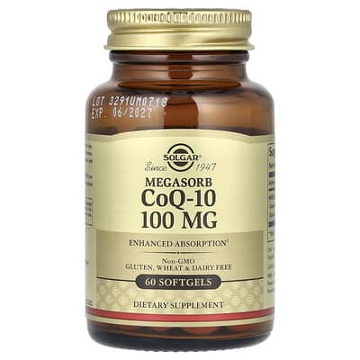 Megasorb CoQ-10, 100 mg, 60 Softgels