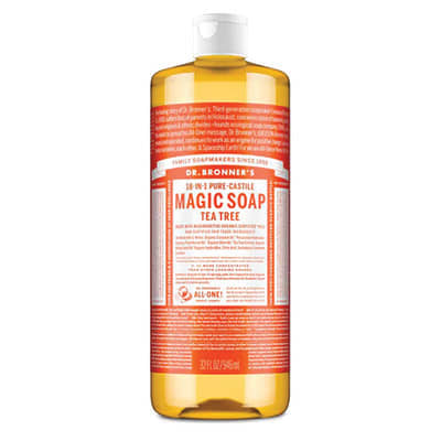 18-in-1 Pure-Castile Magic Soap, Tea Tree, 32 fl oz (946 ml)