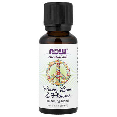 Essential Oils, Peace, Love & Flowers, 1 fl. oz (30 ml)
