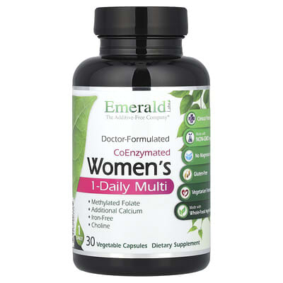CoEnzymated Women's 1-Daily Multi, 30 Vegetable Capsules