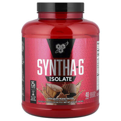 Syntha-6® Isolate, Protein Powder Drink Mix, Chocolate Peanut Butter, 4.02 lb (1.82 kg)