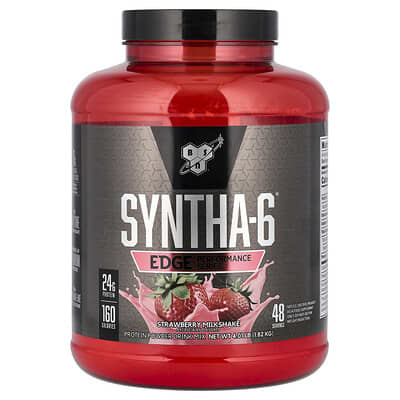 Смесь для приготовления протеинового напитка Syntha-6 Edge®, Strawberry Milkshake, 4.01 lb (1.82 kg)