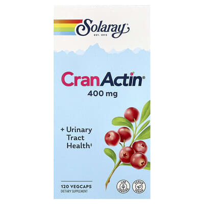 CranActin®, для здоровья мочевыводящих путей, 120 вегетарианских капсул