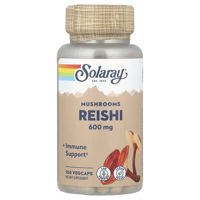 Reishi Mushrooms, 600 mg, 100 VegCaps