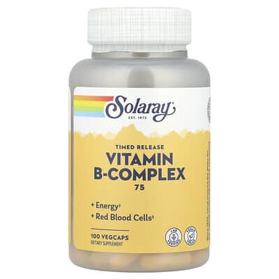 Vitamin B-Complex 75, Timed Release, 100 VegCaps
