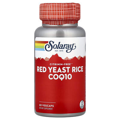 Red Yeast Rice CoQ-10, 60 VegCaps