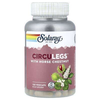 CircuLegs™ с конским каштаном, 120 вегетарианских капсул