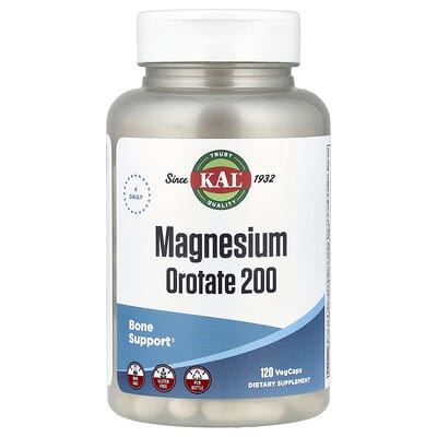 Magnesium Orotate 200, 120 VegCaps (50 mg per Capsule)