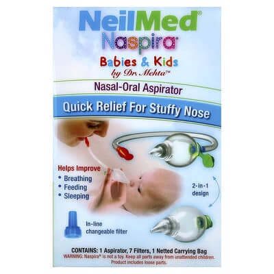 Babies & Kids, Naspira® Nasal-Oral Aspirator, 9 Piece Kit