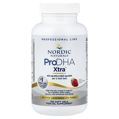 ProDHA Xtra™, Strawberry, 120 Soft Gels