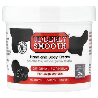 Hand and Body Cream, For Rough Dry Skin, Original Formula, 10 oz (283 g)