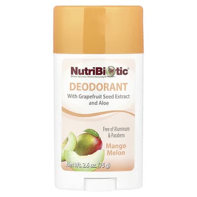 Deodorant, Mango Melon, 2.6 oz (75 g)