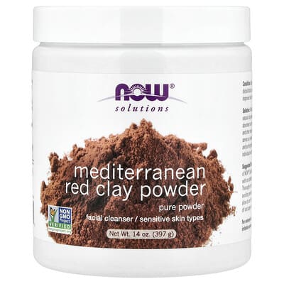 Solutions, Mediterranean Red Clay Powder, 14 oz (397 g)