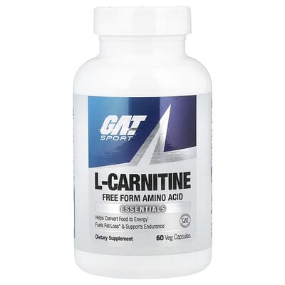 L-Carnitine, 60 Veg Capsules (500 mg per Capsule)