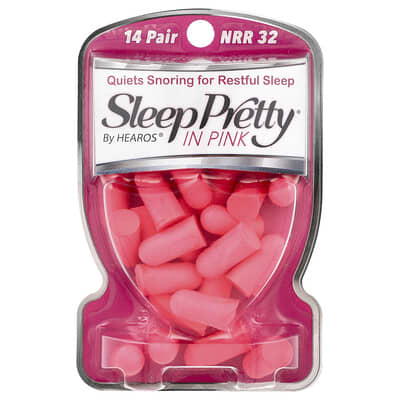Беруши Sleep Pretty®, Pink, NRR 32, 14 пар