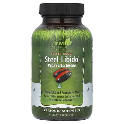 Steel-Libido® Peak Testosterone®, 75 жидких мягких капсул