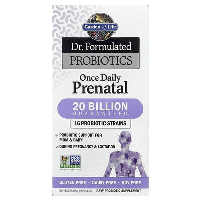 Dr. Formulated Probiotics, Once Daily Prenatal, 30 Vegetarian Capsules