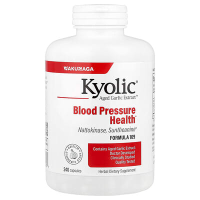 Aged Garlic Extract™, Blood Pressure Health, Formula 109, 240 Capsules