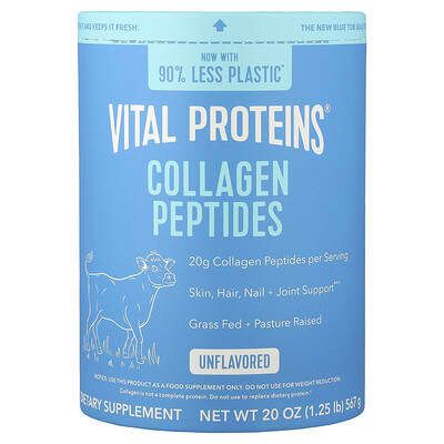 Collagen Peptides, Unflavored, 20 oz (567 g)