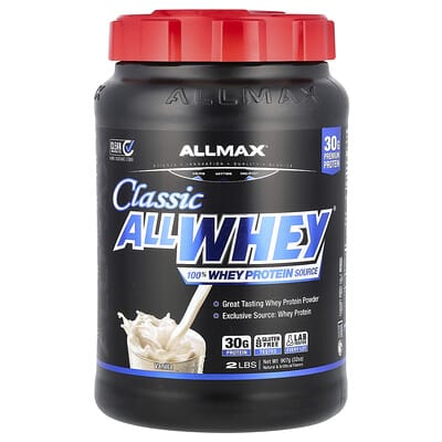 CLASSIC ALLWHEY®, 100% Whey Protein Source, Vanilla, 2 lbs (907 g)