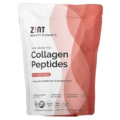 Pure Grass-Fed Collagen Peptides, Unflavored, 16 oz (454 g)