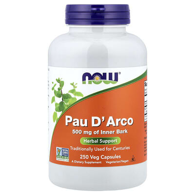 Pau D' Arco, 500 mg, 250 вегетарианских капсул