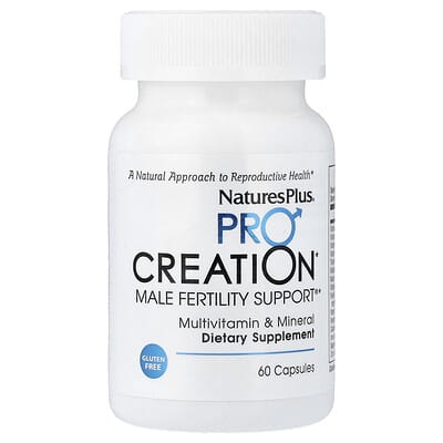 NaturesPlus ProCreation, поддержка мужской фертильности, 60 капсул