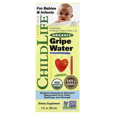 Organic Gripe Water, 2 fl oz (59 ml)