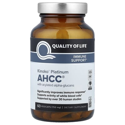 Kinoko® Platinum AHCC®, 60 вегетарианских капсул