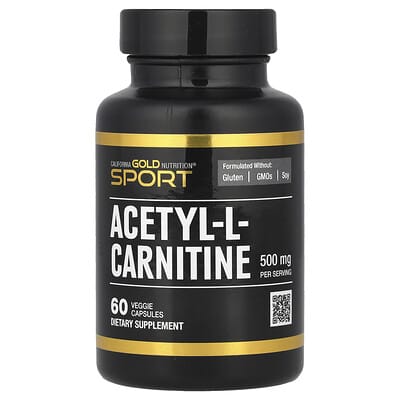 Acetyl-L-Carnitine, 500 mg, 60 Veggie Capsules