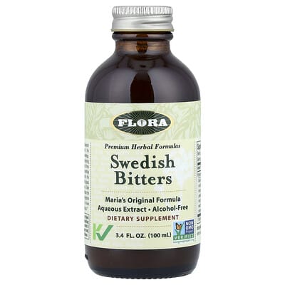 Swedish Bitters, Alcohol-Free, 3.4 fl oz (100 ml)