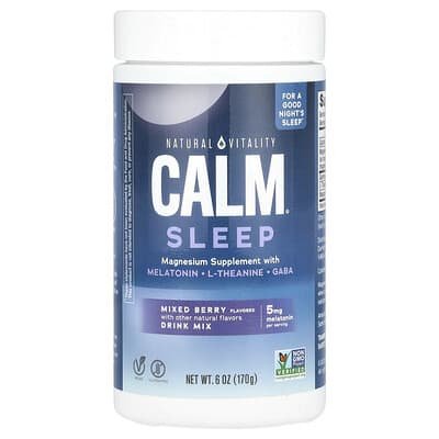 MaxCalm®, Sleep Drink Mix, Wildberry, 6 oz (170 g)