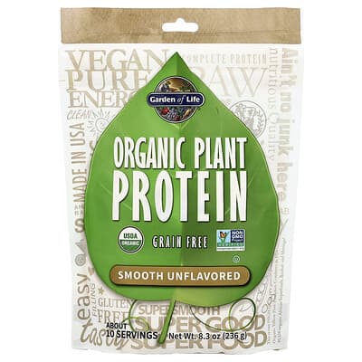 Растительный протеин Garden of Life Organic Plant Protein, Unflavored, 236 g
