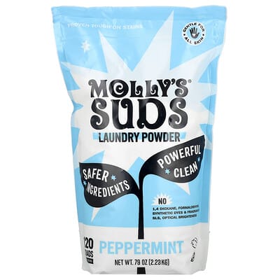 Laundry Powder, Peppermint, 79 oz (2.23 kg)