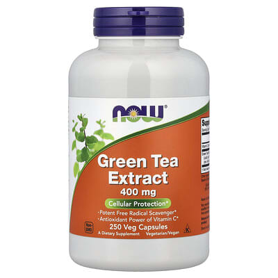 Green Tea Extract, 400 mg, 250 Veg Capsules