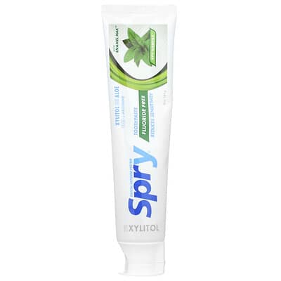 Natural Spry зубная паста без фторида, Spearmint, 5 oz (141 g)