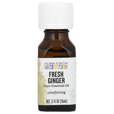 Pure Essential Oil, Fresh Ginger, 0.5 fl oz (15 ml)