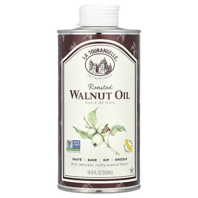 Масло жареного грецкого ореха, 16.9 fl oz (500 ml)