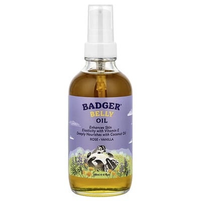 Масло для тела Badgers Rose & Vanilla, 118 ml