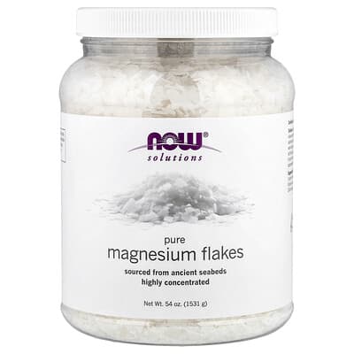 Solutions, Pure Magnesium Flakes, 54 oz (1,531 g)