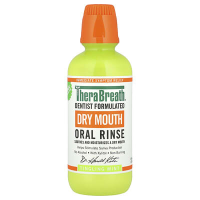 Ополаскиватель для рта Dry Mouth, Tingling Mint, 16 fl oz (473 ml)