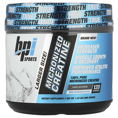 Micronized Creatine, Unflavored, 1.32 lbs (600 g)
