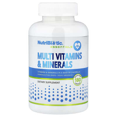 Essentials, Multi Vitamins & Minerals , 180 Capsules